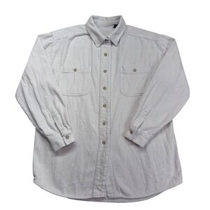 Vtg Jessi Lee Corduroy Button Up Shirt Women's Size Large Cotton Long Sleeve